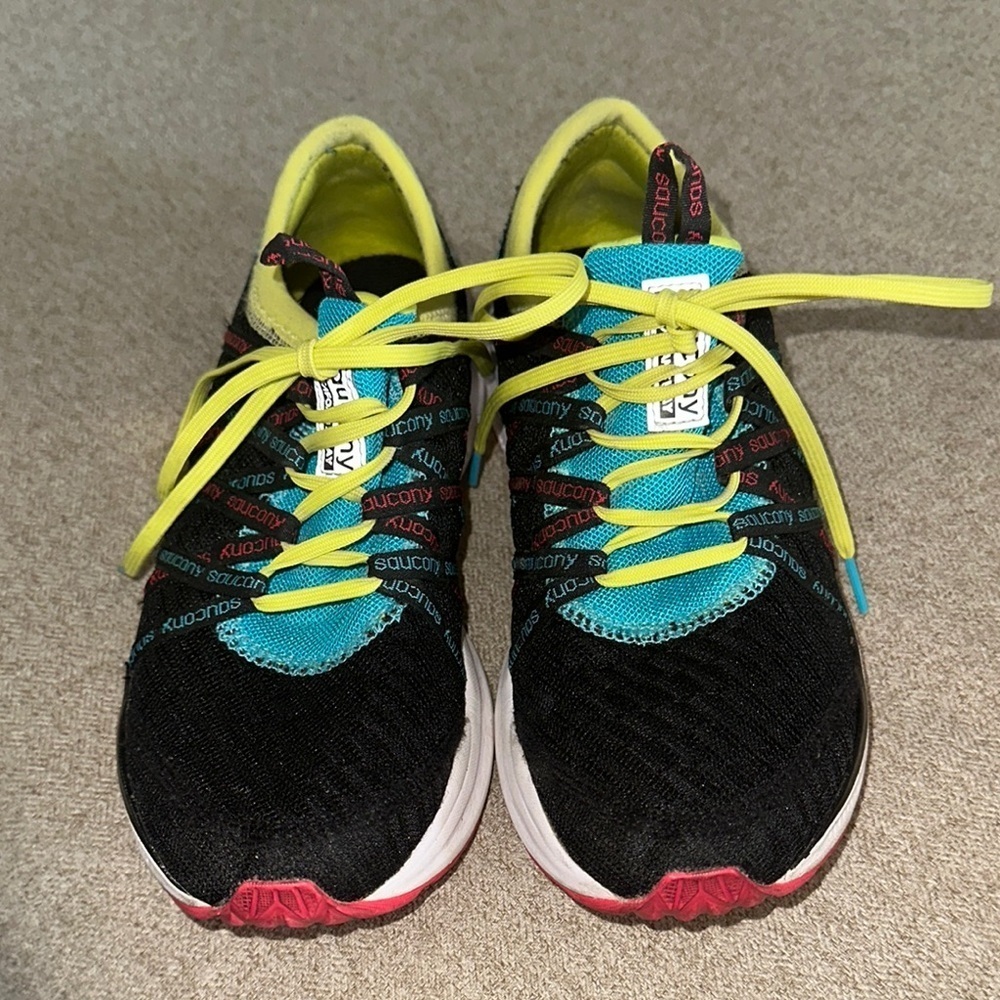 Saucony Black and Blue Athletic Shoes